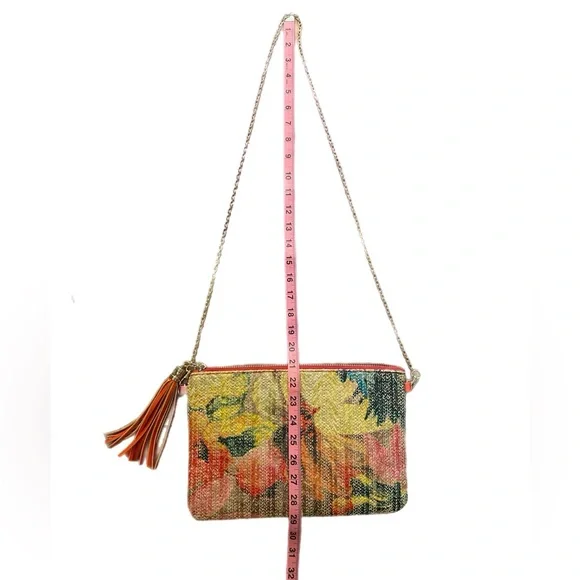 Urban Expressions Straw Crossbody Bag Multicolored - Picture 9 of 11